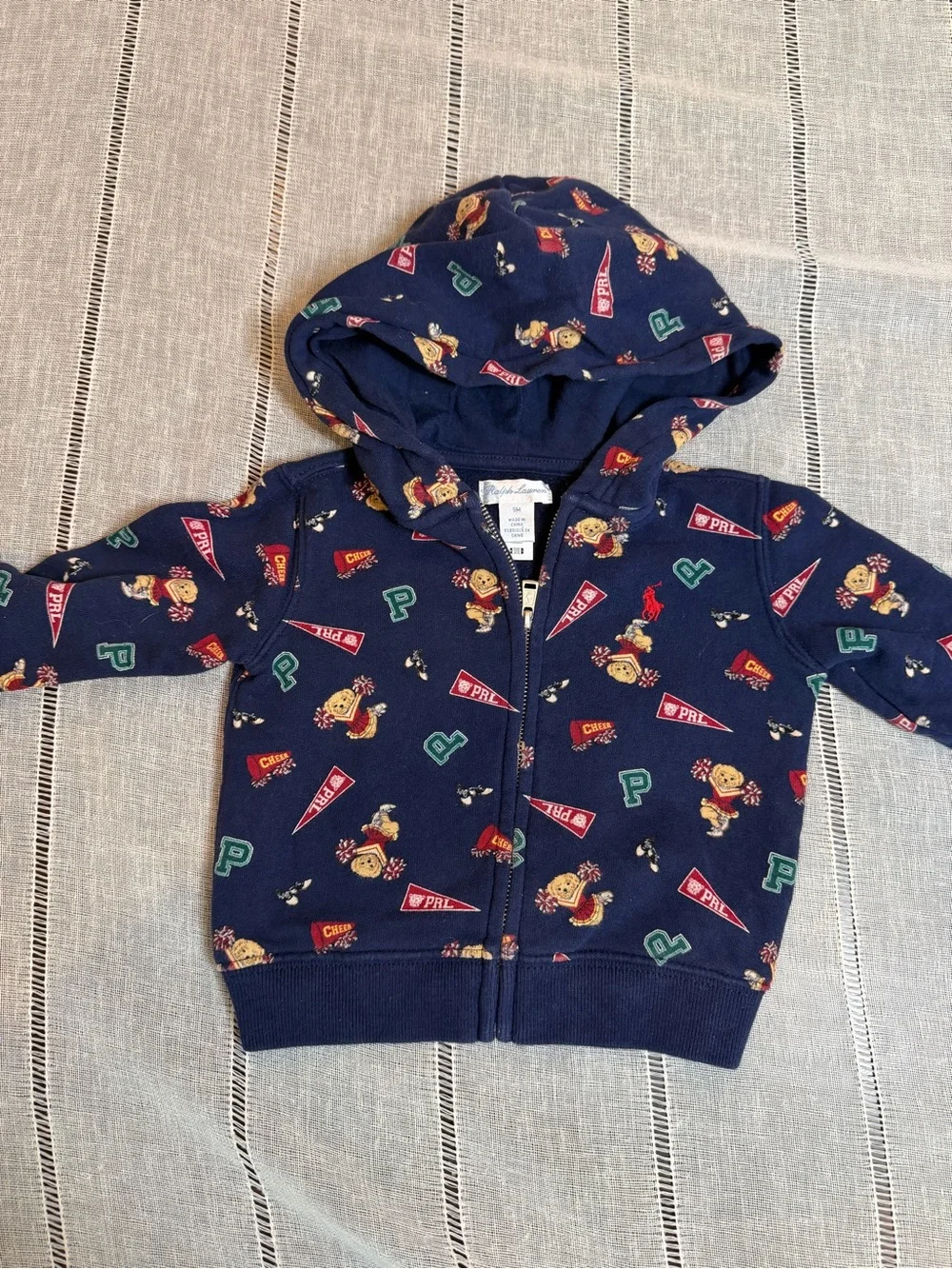 Polo Ralph Lauren Full Zip Hoodie Size 9 Month